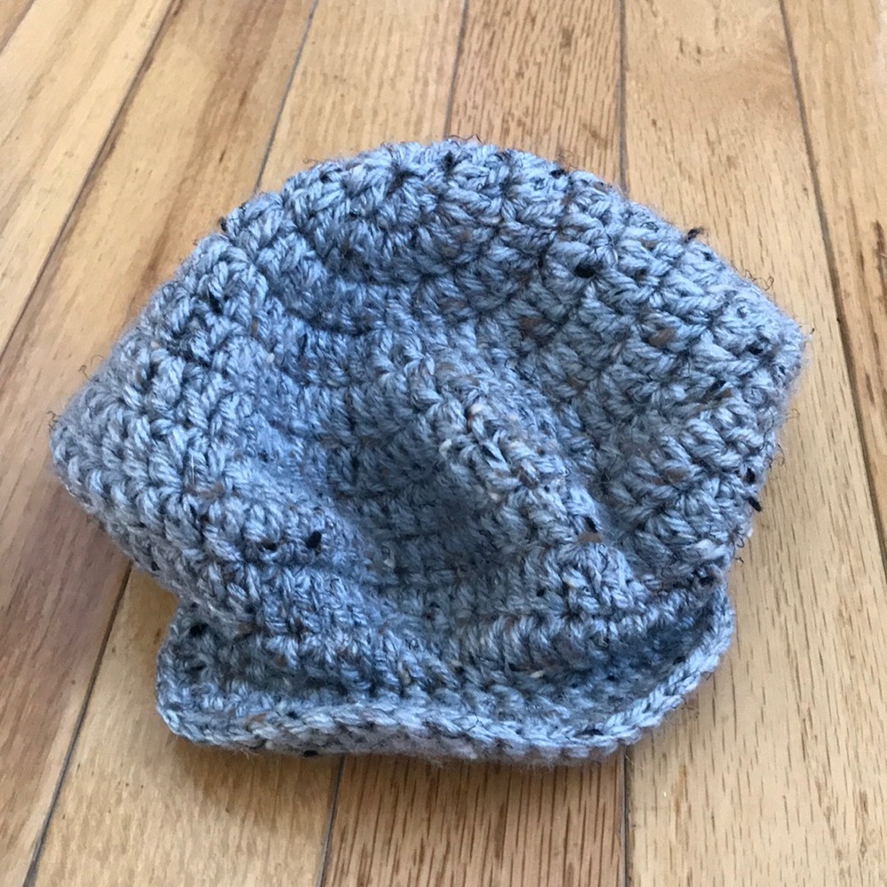 Infant boys knitted cap